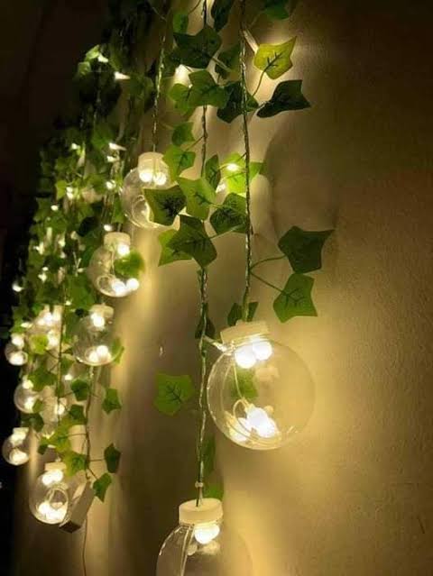 Wish Ball Leaf Curtain Light
