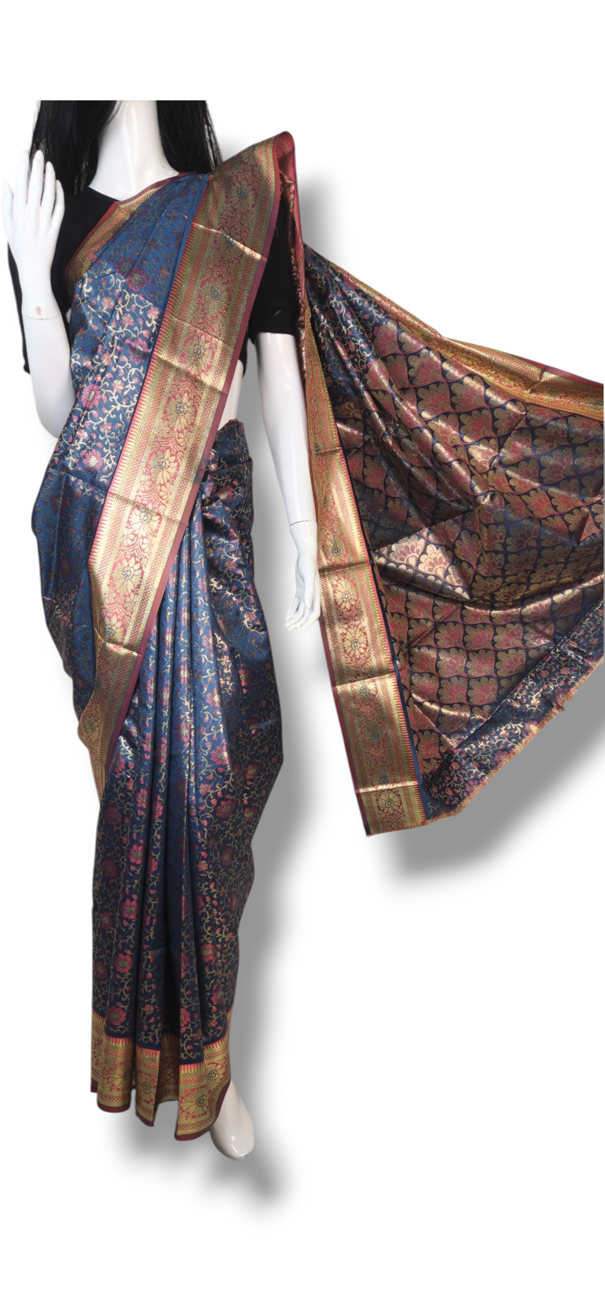 তানবানা কাতান শাড়ি