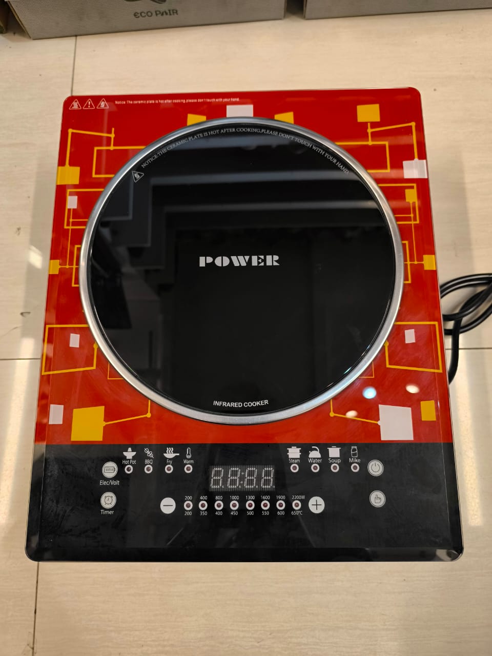 Prestige / power infrared cooker( EG-IFCP-60) max 2200W