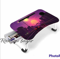 Laptop folding table
