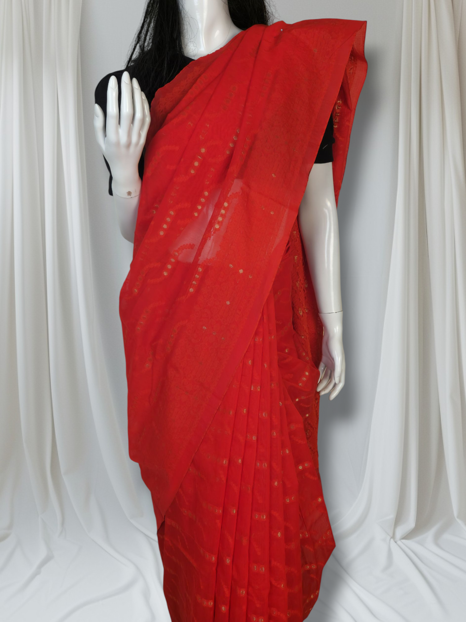 জামদানি কটন শাড়ি