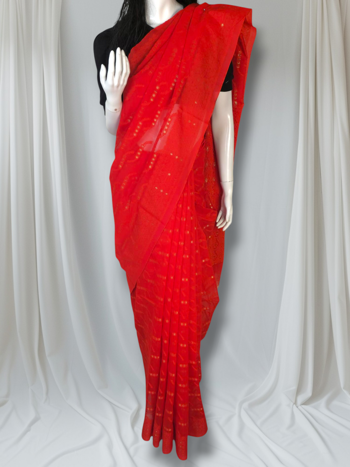 জামদানি কটন শাড়ি