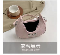 Metal bou crossbody bag