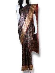 টানাবানা কাতান শাড়ি