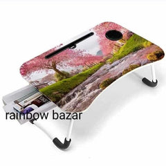 Laptop folding table