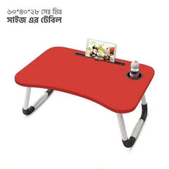 Laptop folding table with drawer