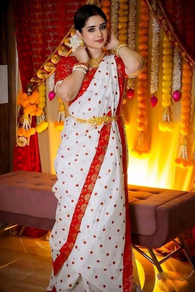 Saree + blouse