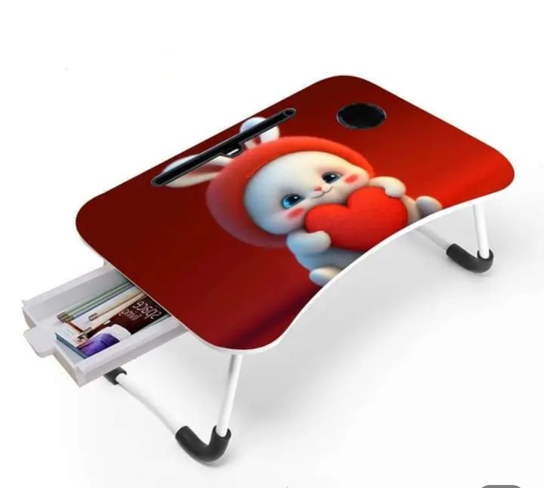 Laptop folding table