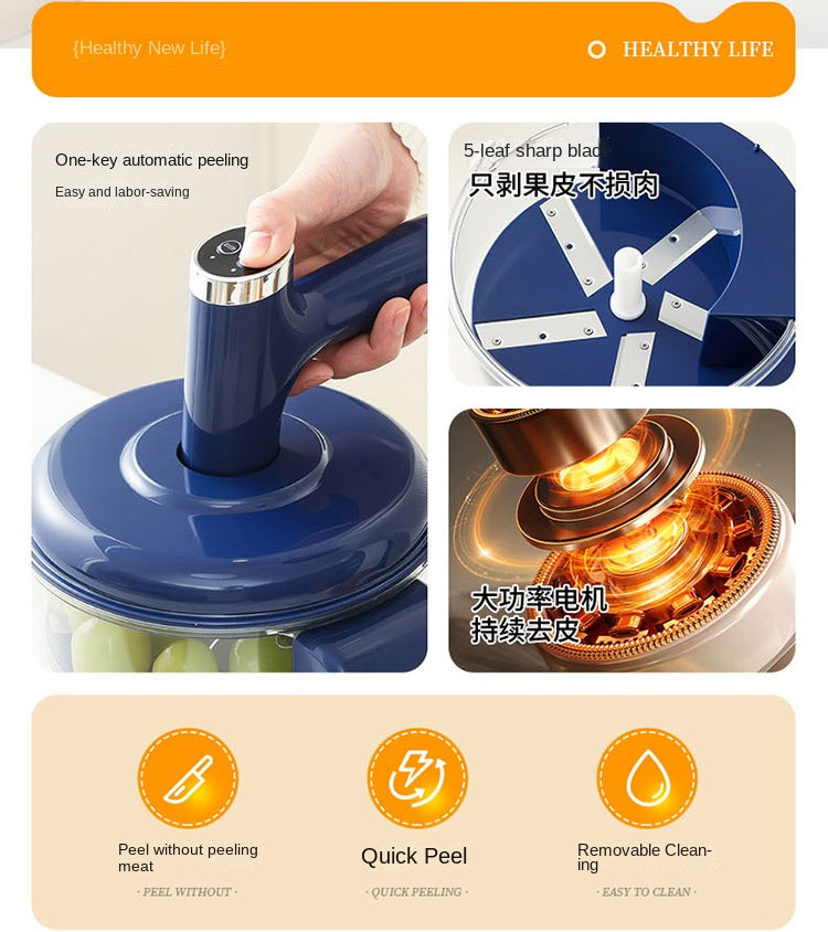 Multi  functional peeler and egg beater