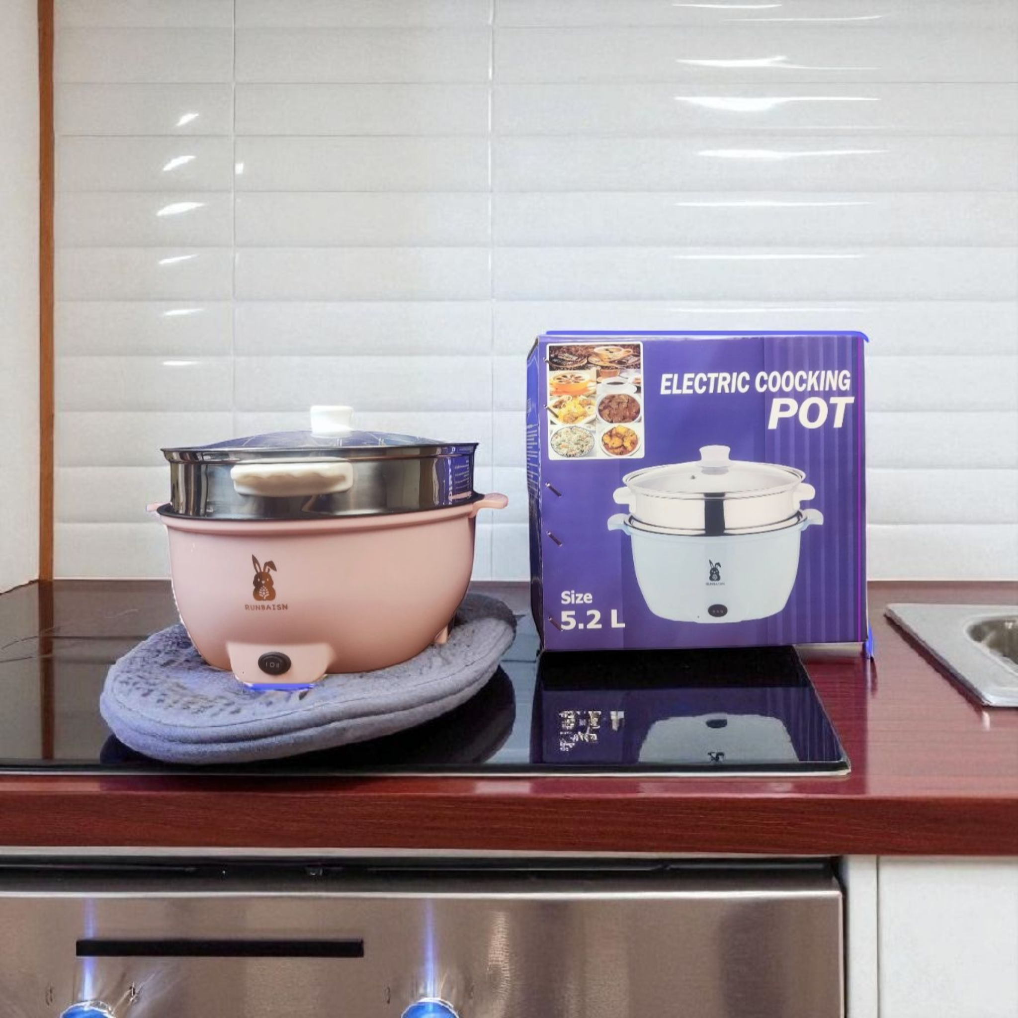 cooking pot 5.2L