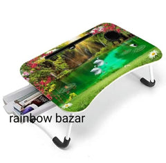 Laptop folding table