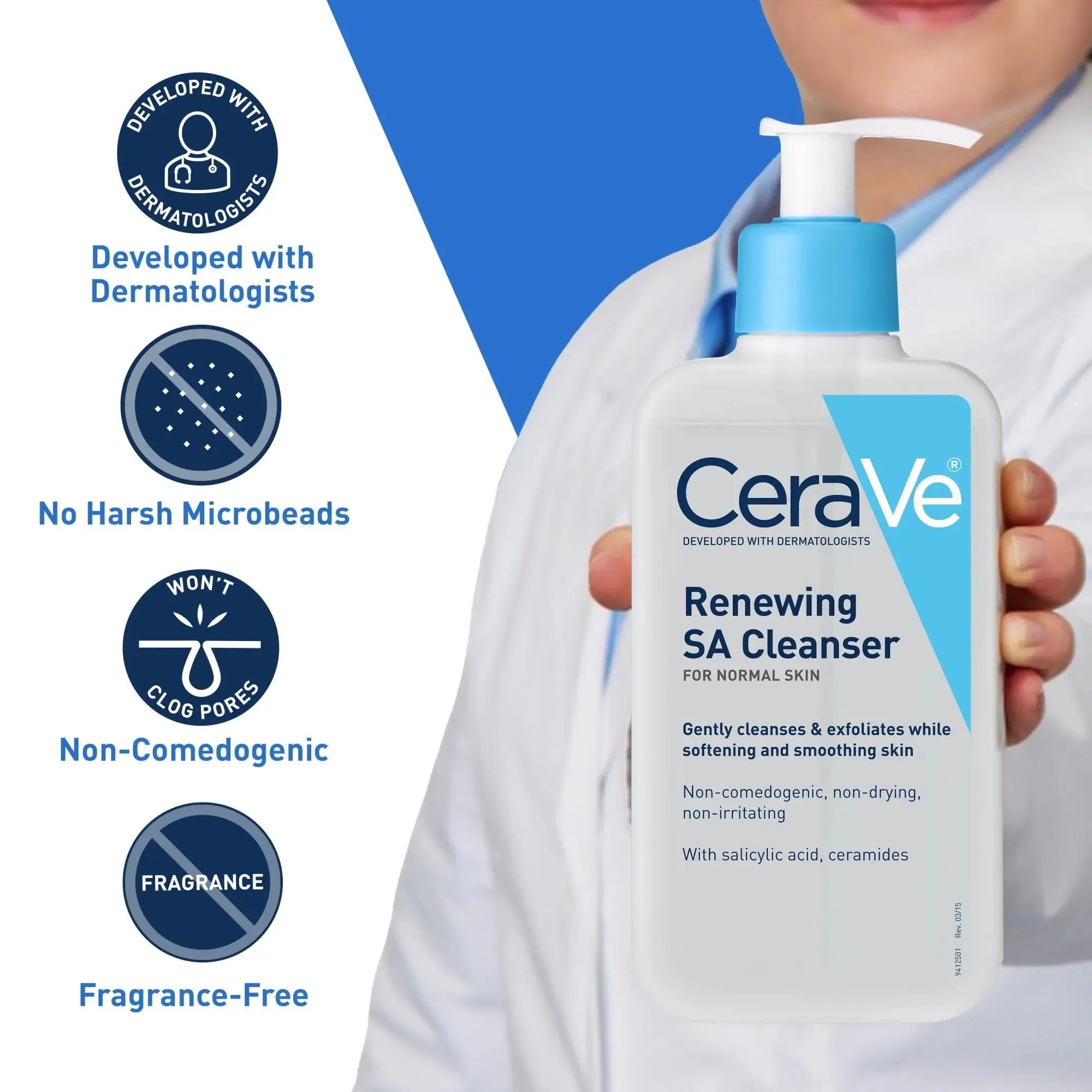 Cerave Renewing SA Cleanser For Normal Skin