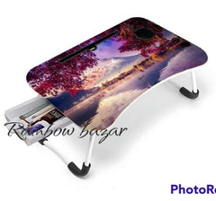 Laptop folding table
