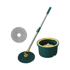 Water Separate 360° Rotating Round Microfiber Spin Mop And Bucket Set