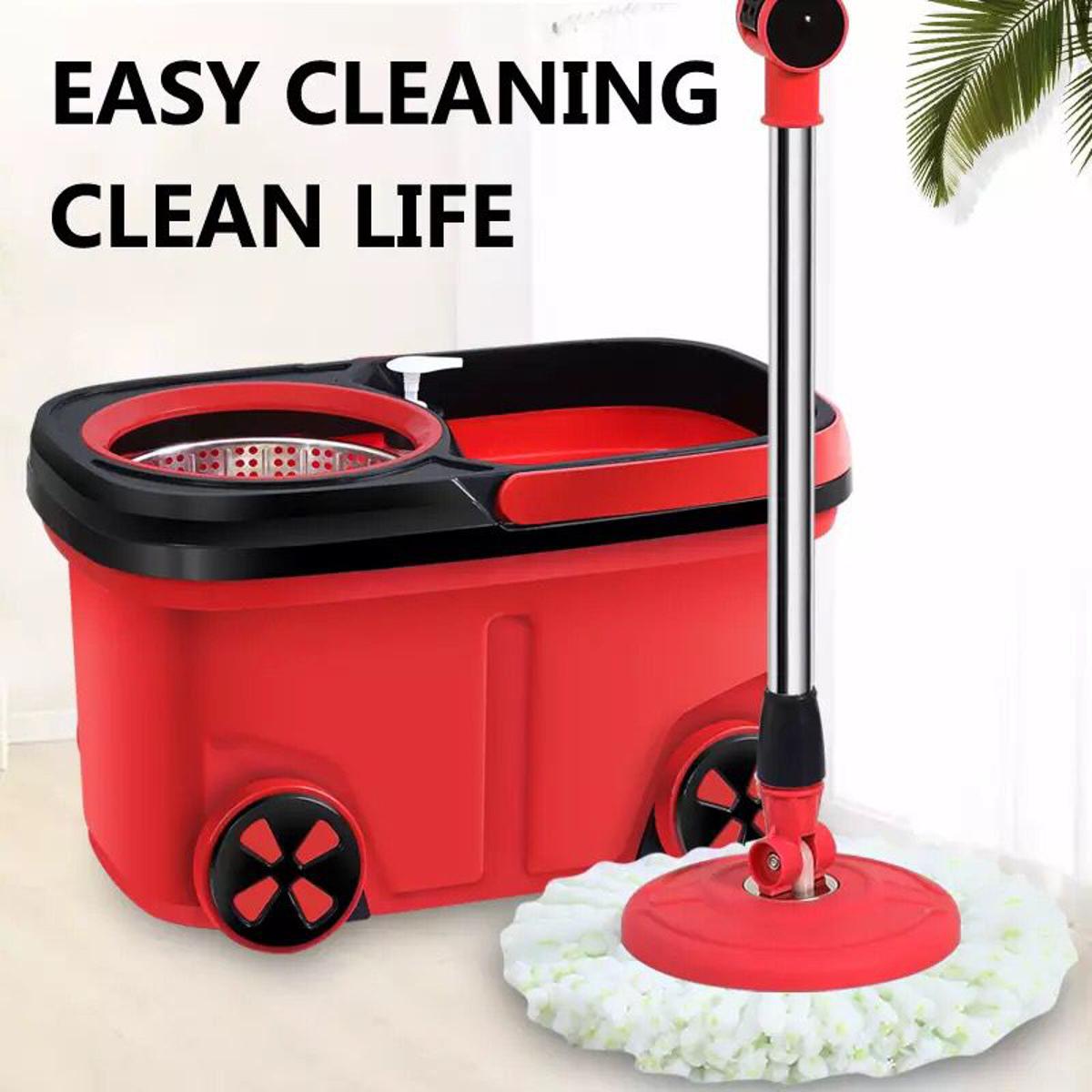 Best quality 360° auto spin mop bucket home cleaning cotton mop cleaning solution