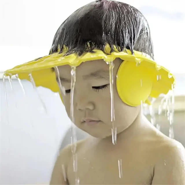 Baby Bath Head Cap Visor Shower Bathing Protection Bath Cap Visor Hat for Baby Toddler Kids Bathing Cap