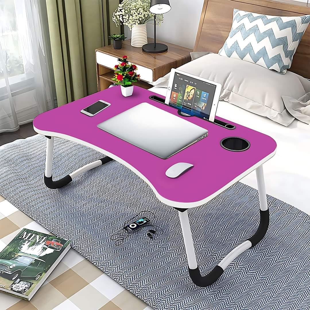 folding Laptop Table purple