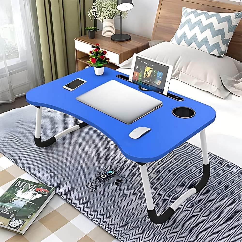 folding Laptop table blue color