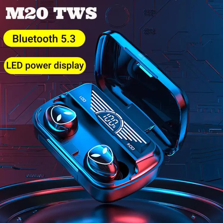 M20 Tws Wireless Earbuds With Noise Cancelling Feature - Bluetooth Headphon