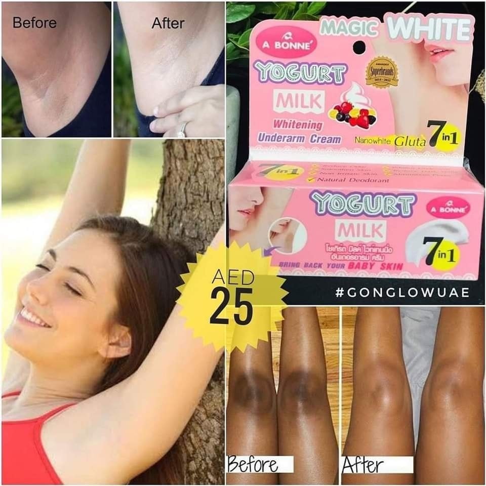 A BONNE MAGIC WHITE YOGURT Milk Whitening Underarm Cream