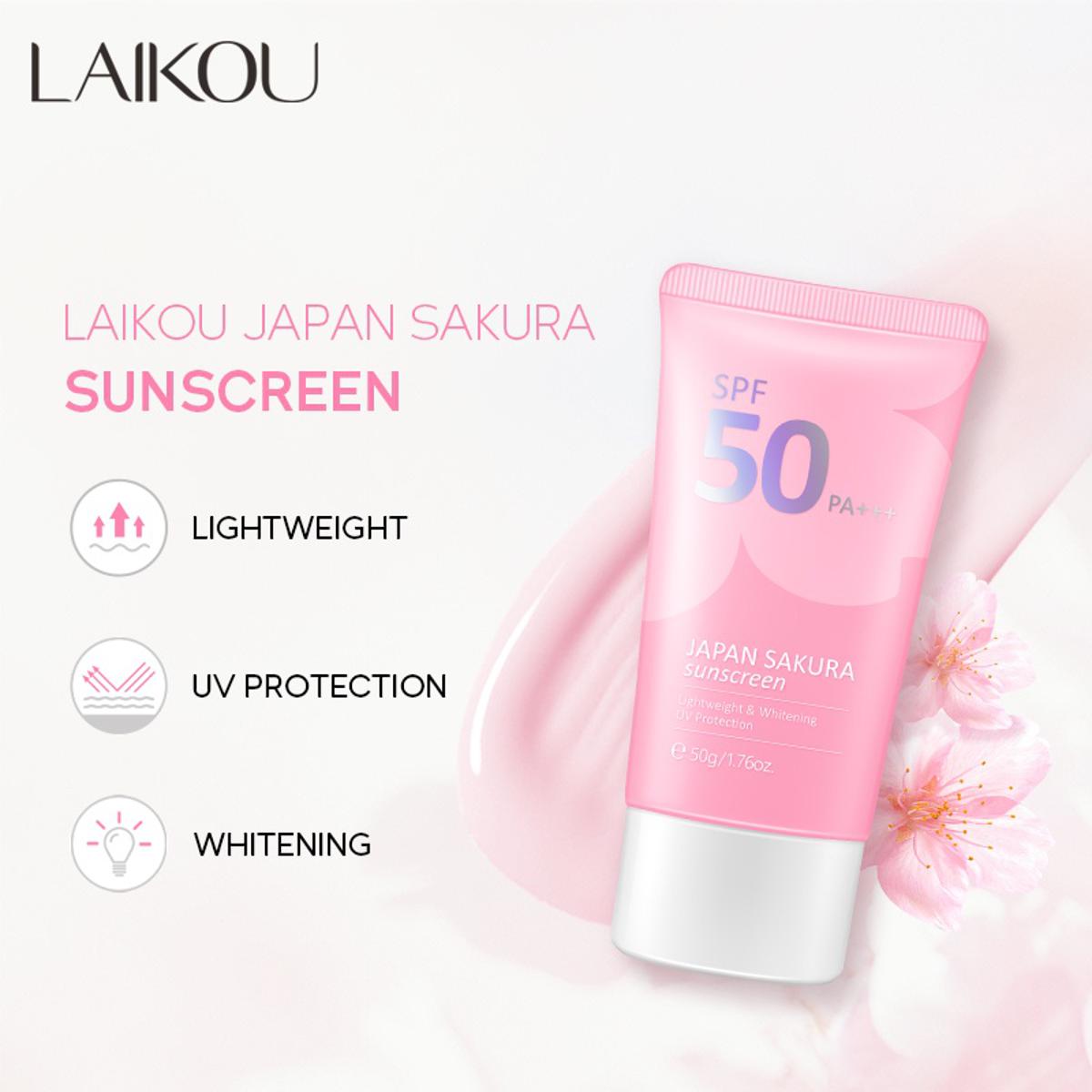 Laikou Japan Sakura sunscreen SPF 50 PA+++