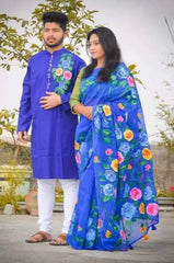 Couple set saree and Punjabi