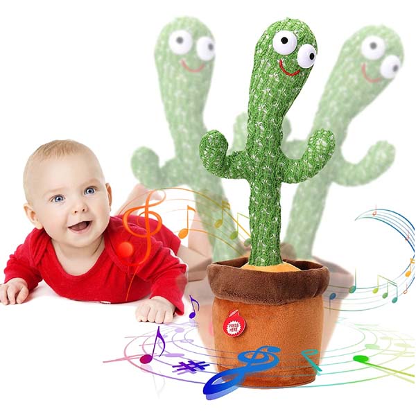 Dancing cactus plush toy