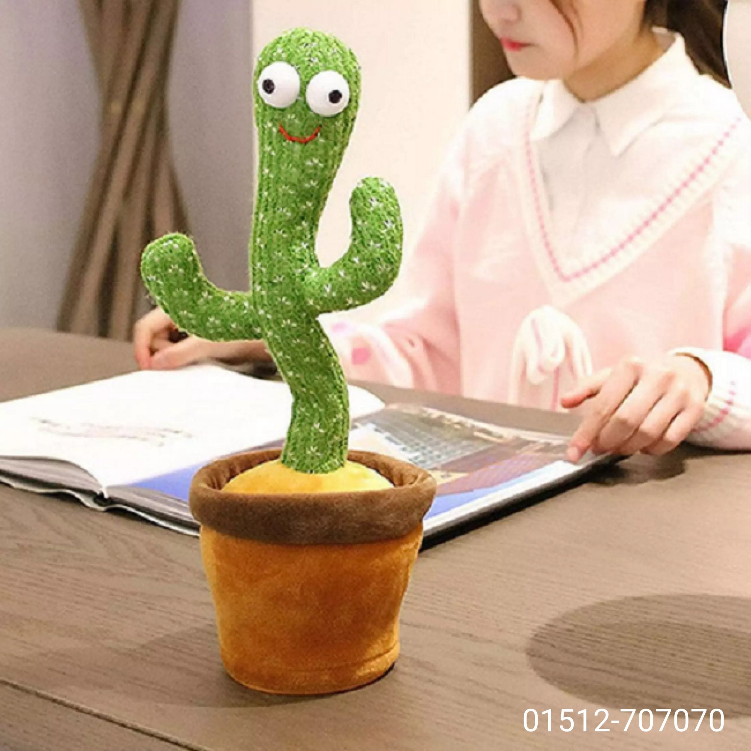 Dancing cactus plush toy