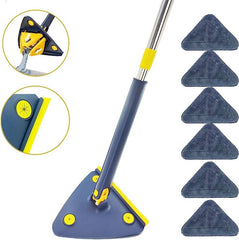 360° ROTATABLE ADJUSTABLE MULTIFUNCTIONAL CLEANING MOP TRIANGLE MOP