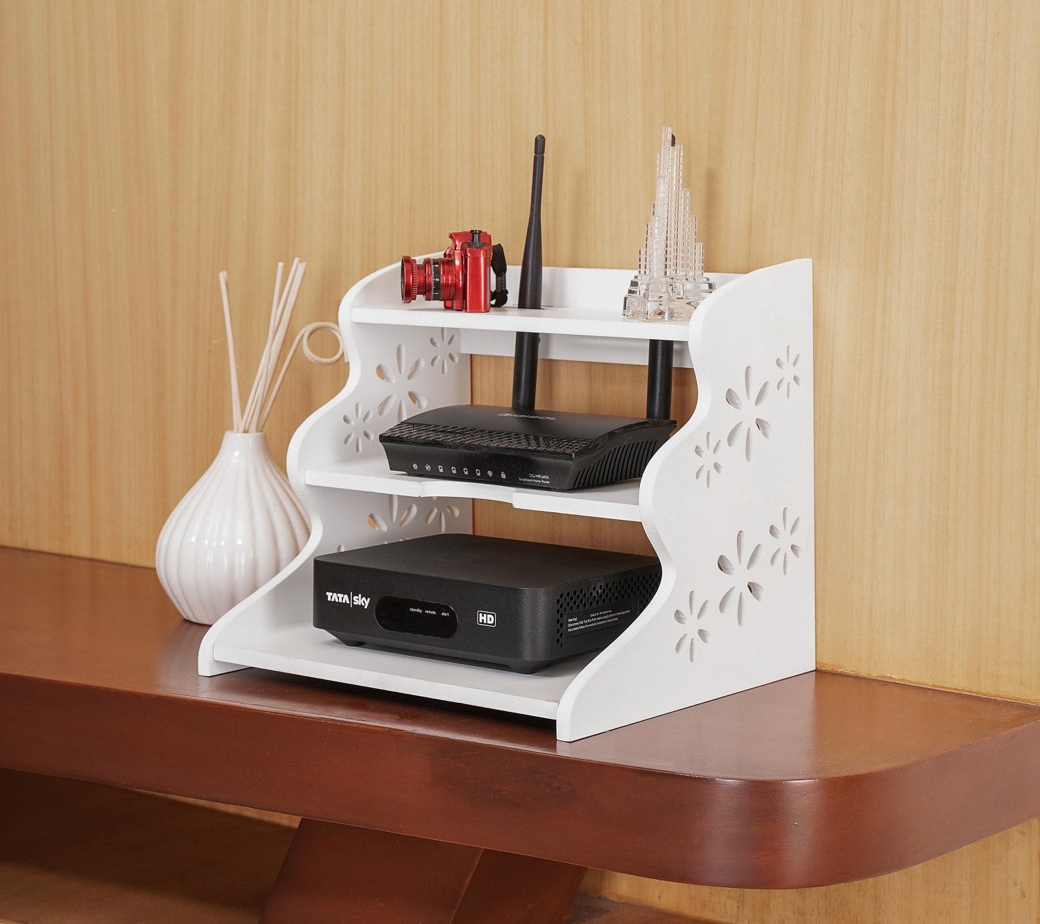 3 layer router stand