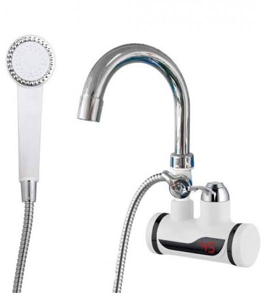 Electric Instant Hot Water Tap With Hand Shower