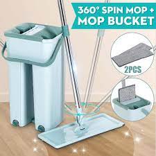 Easy Floor Cleaner 360 Degree Rotating Bucket Mop