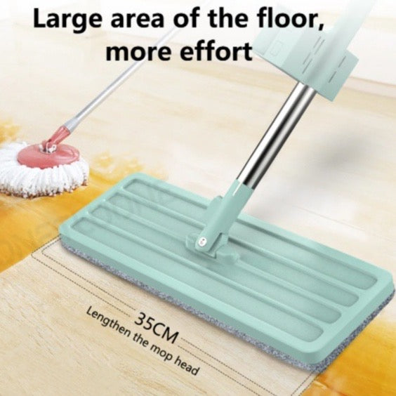 Almunium dry mop Flat Mop 360 Degree Rotation Squeeze Mop