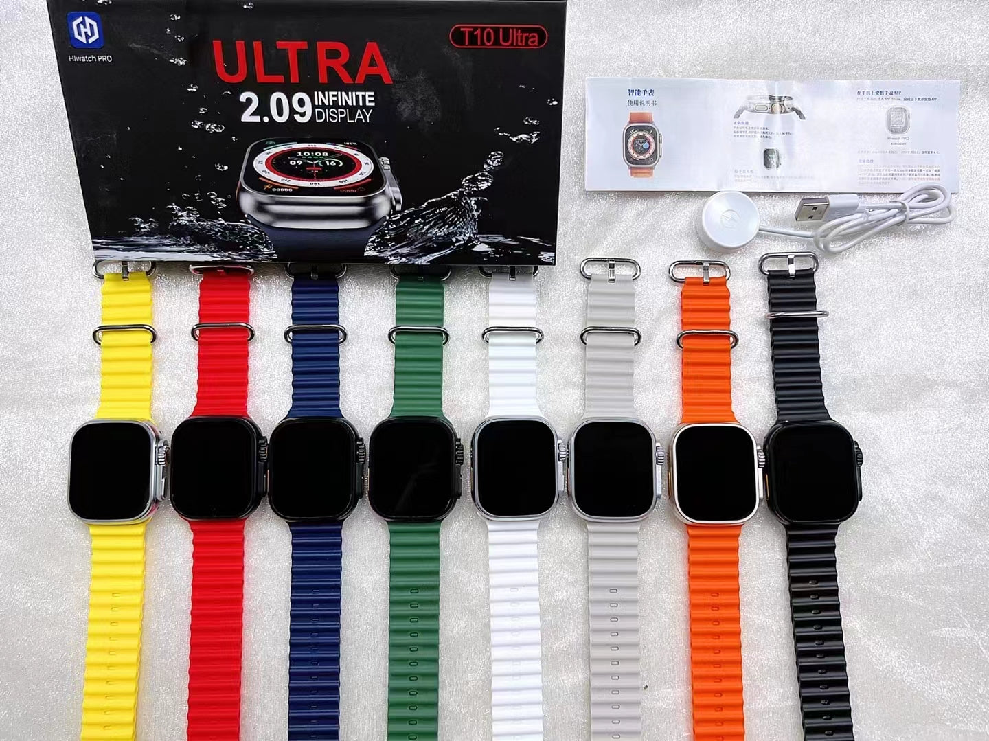 T10 Ultra Smart Watch 2.09 INFINITE DISPLAY