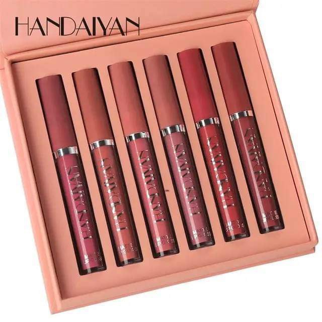 Handaiyan 6pcs Matte Liquid Lipstick Set