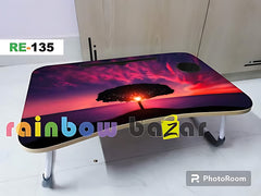 Printed Laptop Table With Drawer