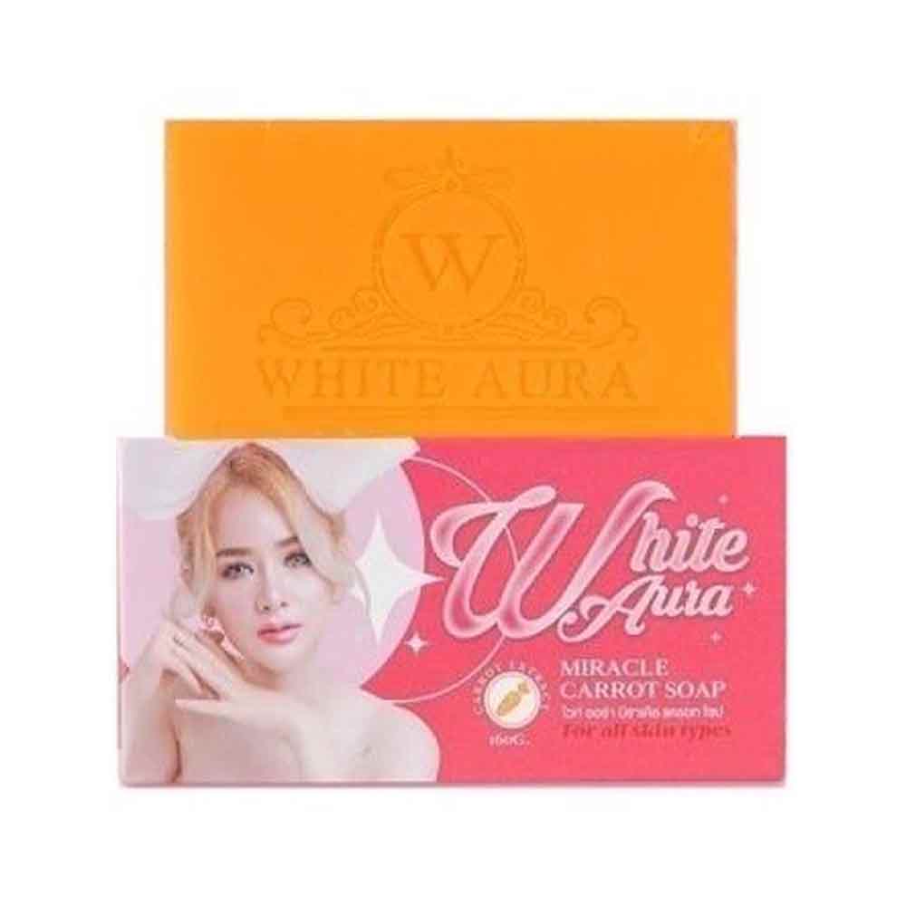 White Aura Miracle Carrot Soap 160g